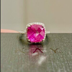 Kay Jewelers Lab-Created Pink Sapphire Ring